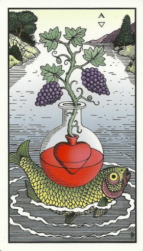 Ace of Vessels (Cups) - Alchemical Tarot Renewed by Robert M. Place