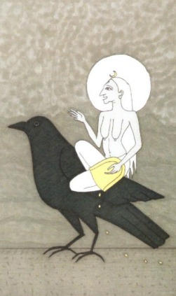 IX Dhumavati (Hermit) - Kali Tarot Prayer Cards by Ellen Lorenzi-Prince.jpg